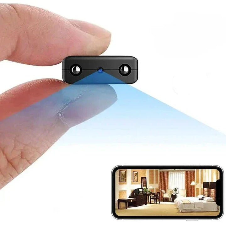 Caméra de sécurité HD WiFi avec audio bidirectionnel, vision nocturne, enregistreur vidéo maison.