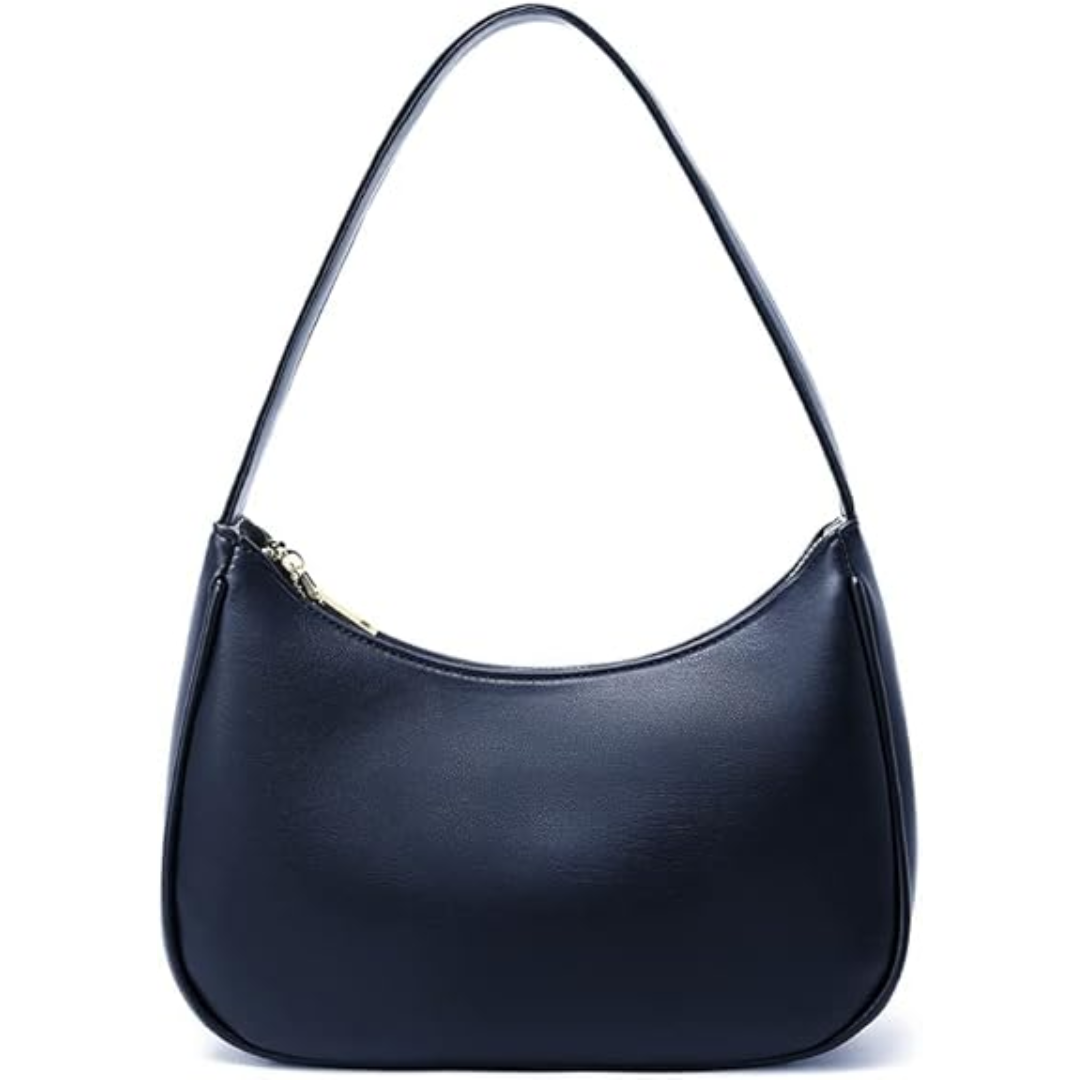 Élégant mini sac à main zippé pour femme, design compact porté épaule, pratique pour vos essentiels.