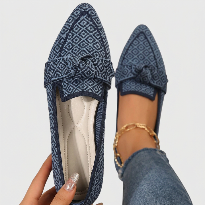 Mocassins femme pour le quotidien, avec soutien plantaire et semelle amortissante pour un confort orthopédique.