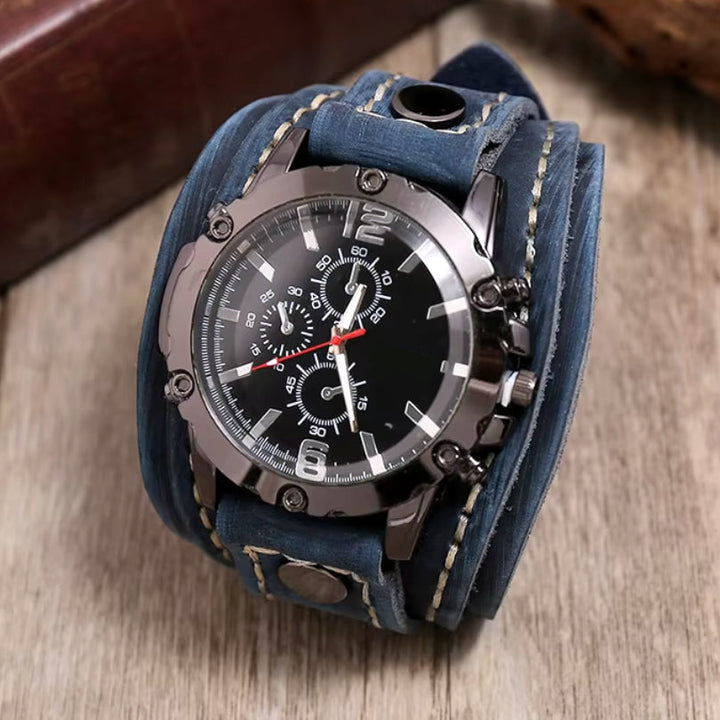 Élégante montre homme classique, accessoire quotidien fiable. Bracelet en acier, cadeau parfait pour lui.