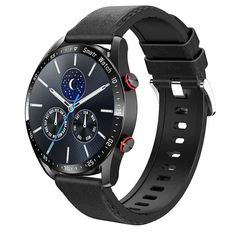 Smartwatch unisexe : suivi fréquence cardiaque, tension, sommeil, podomètre et glycémie pour votre bien-être.