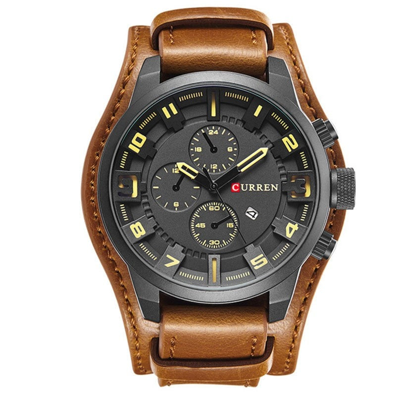 Montre homme classique élégante, style navigateur polyvalent. Accessoire horlogerie idéal pour lui.