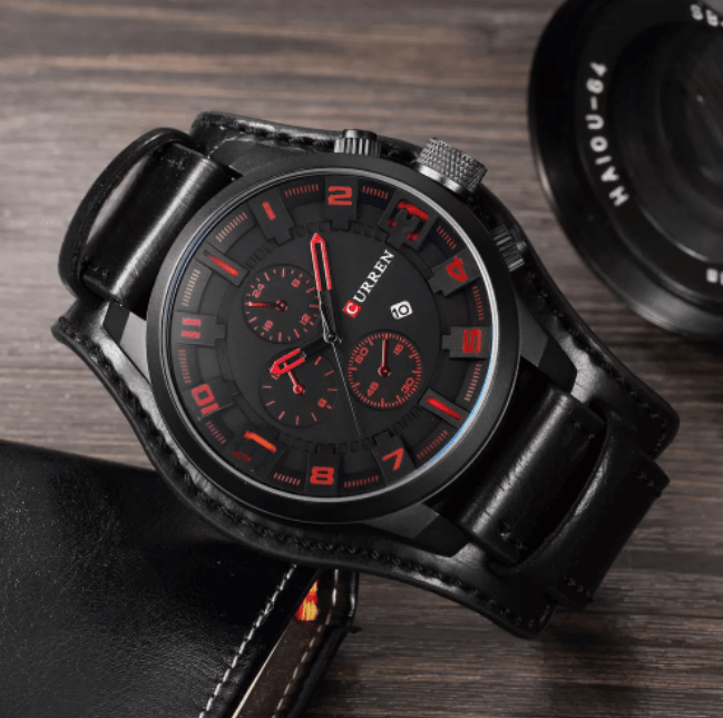 Montre homme quartz, finition raffinée. Look polyvalent et élégant, accessoire horlogerie essentiel.