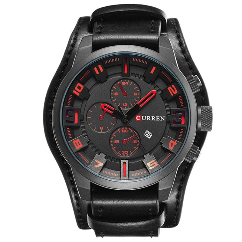 Cadeau homme: montre classique polyvalente au design navigateur. Accessoire élégant et fonctionnel.