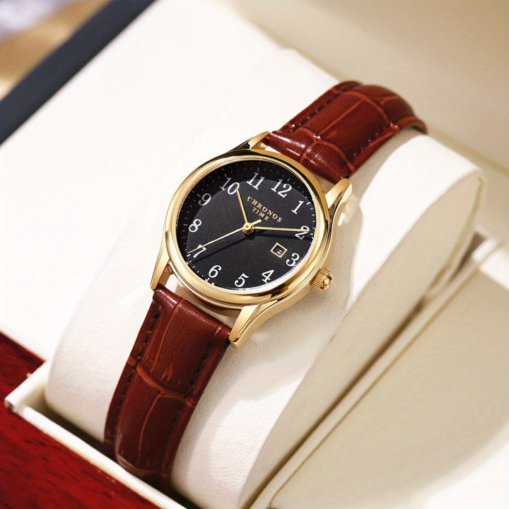 Montre femme au cadran carré unique. Un accessoire de mode élégant et tendance pour le poignet.