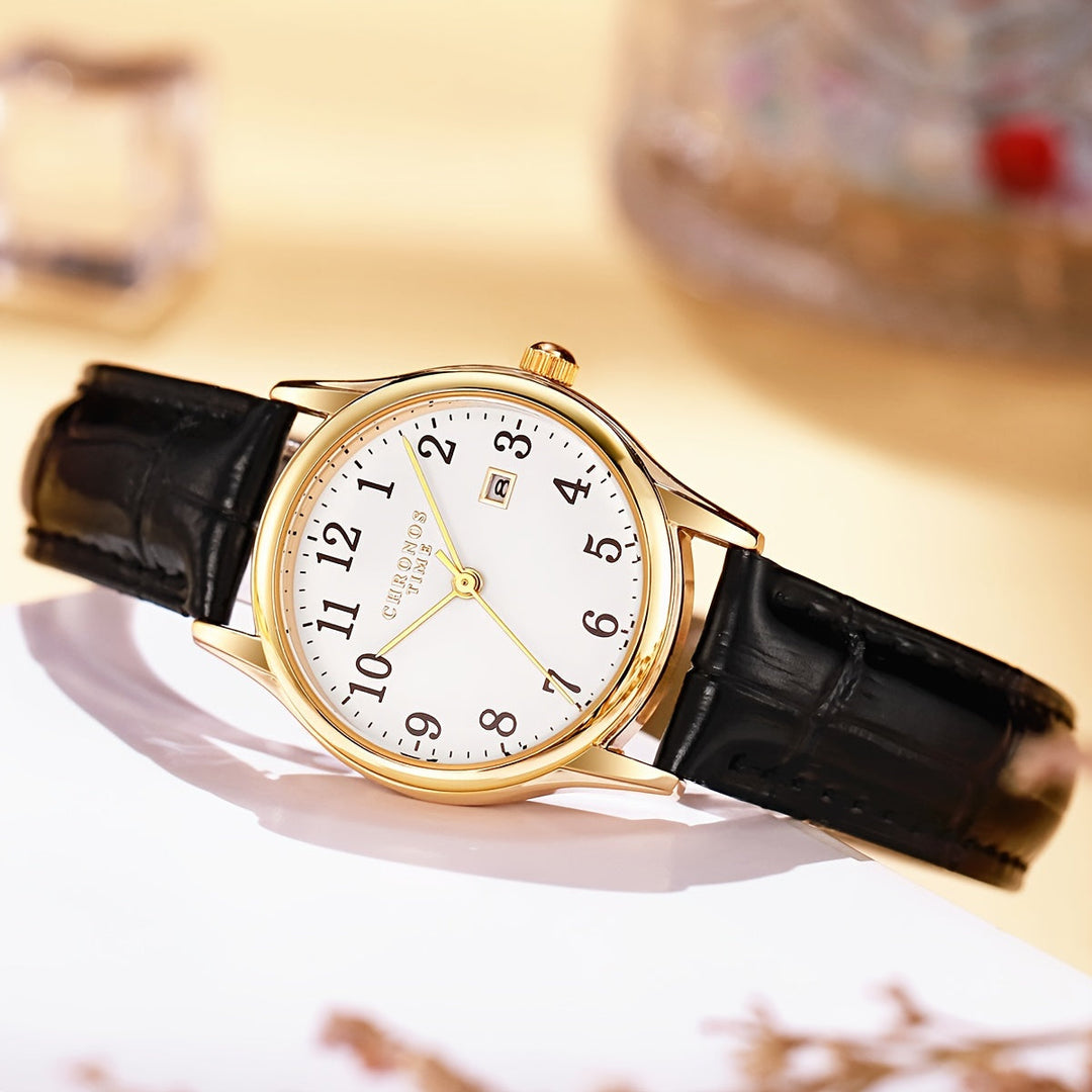 Montre femme élégante et polyvalente, cadran carré pour un style raffiné et une allure chic.