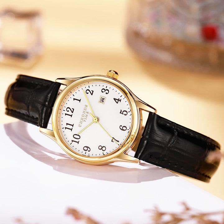 Montre femme élégante et polyvalente, cadran carré pour un style raffiné et une allure chic.