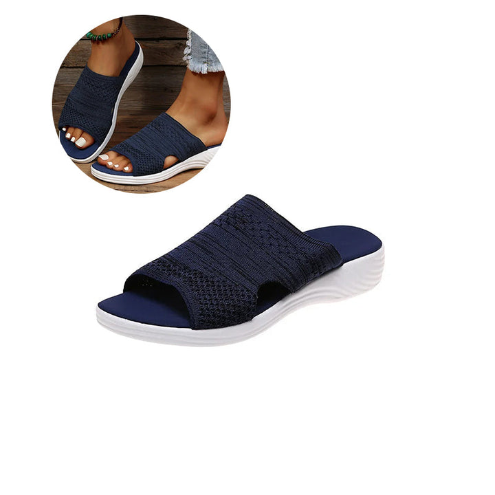 Chaussures mules femme respirantes pour l'été et le printemps, grand confort.