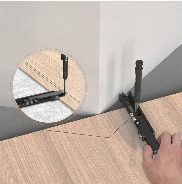 Outil de traçage et marquage multifonction EdgeMark pour ébénisterie et bricolage de précision.