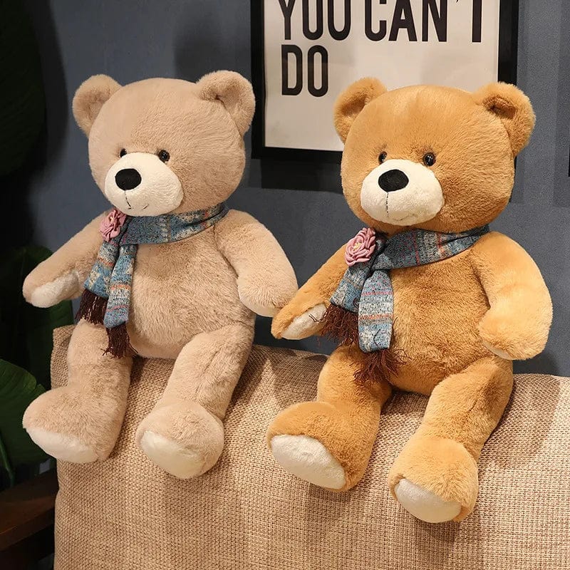 Ours géant en peluche, doudou doux et majestueux, cadeau idéal pour tout âge et décoration.