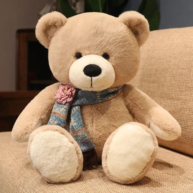 Adorable ours en peluche géant, parfait pour décorer une chambre ou offrir un grand doudou.