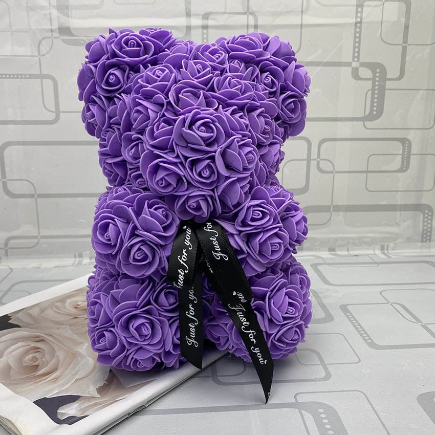 Nounours rose éternel, symbolisant l'amour éternel, cadeau parfait pour femme.