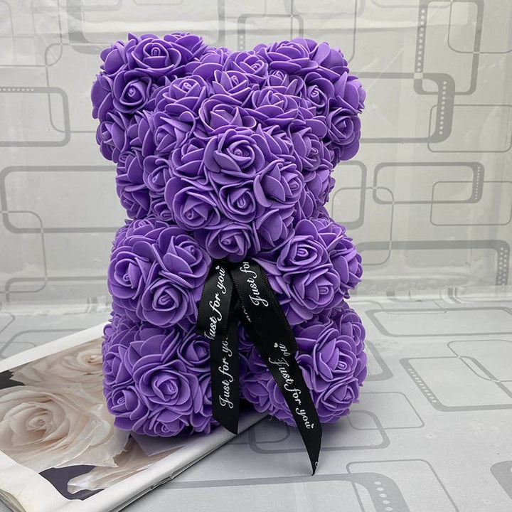 Nounours rose éternel, symbolisant l'amour éternel, cadeau parfait pour femme.