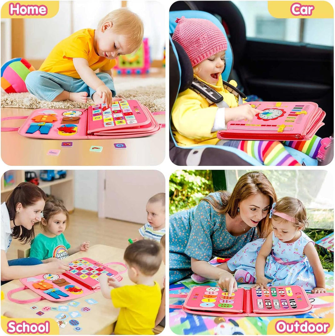 Jouet Montessori pour préscolaires, favorise la motricité fine et le jeu créatif.