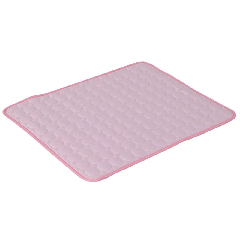 Illustration du tapis rafraîchissant pour chien, sa technologie de refroidissement unique. Confort été chien.