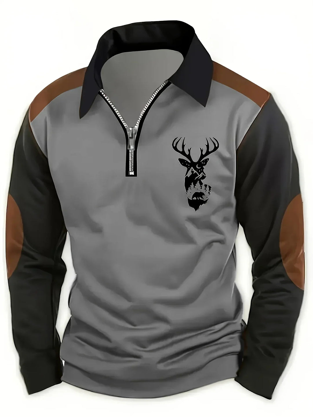 Pull homme en maille chaude, idéal pour l'automne. Confortable, coupe regular, style décontracté pour mode masculine.