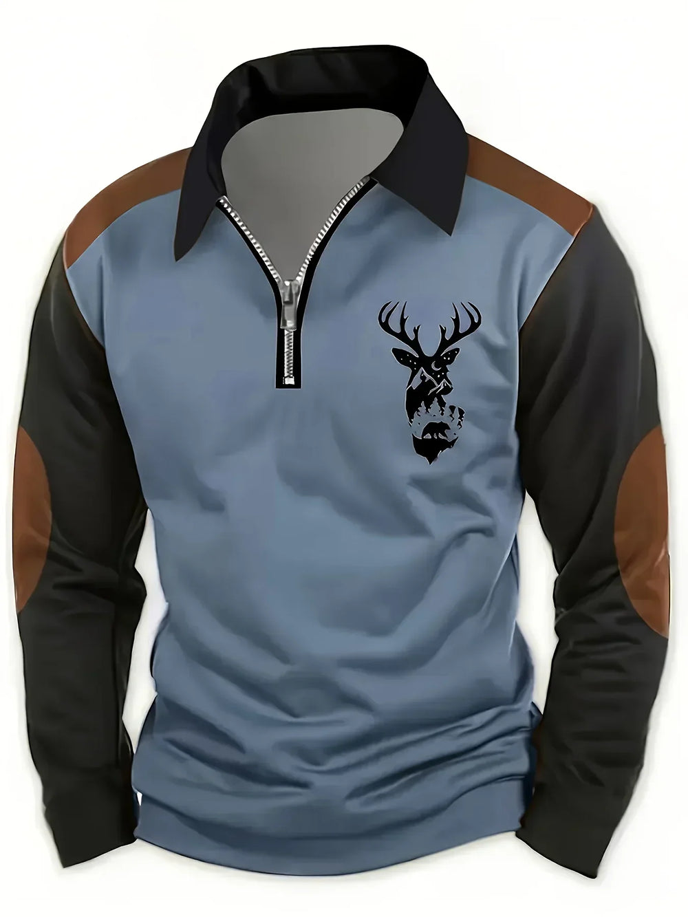 Pull homme confortable en maille chaude, parfait pour l'hiver. Vêtement essentiel, coupe regular, style décontracté.
