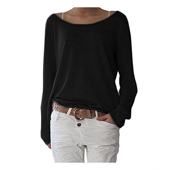 Pull femme tendance col rond, coupe élégante et douce. Confort optimal pour un style chic printemps/hiver.