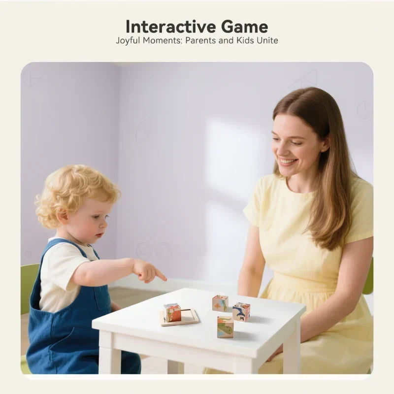 Ce puzzle en bois Montessori stimule la motricité fine et l'apprentissage des animaux chez les jeunes enfants.