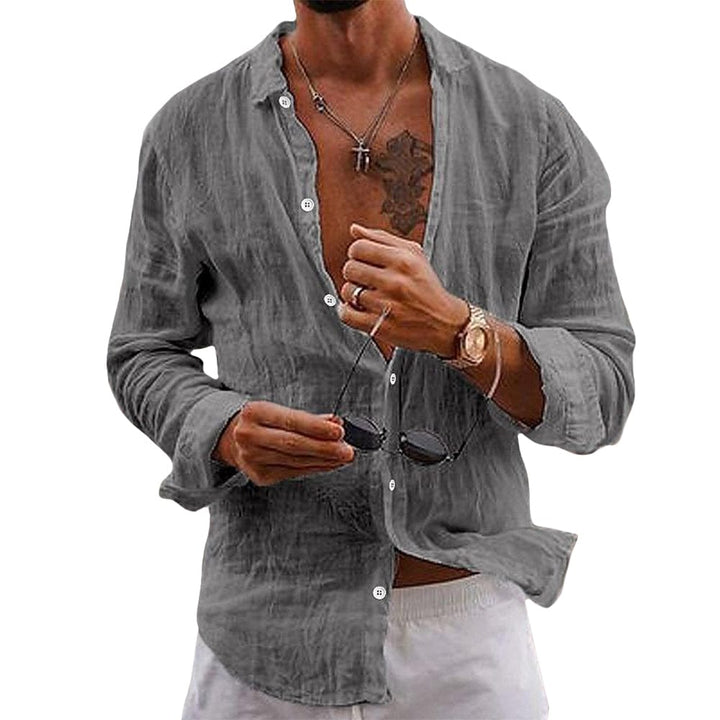 Chemise d'été homme décontractée couleur vert menthe, coupe moderne et tendance, idéale pour la plage ou la ville.