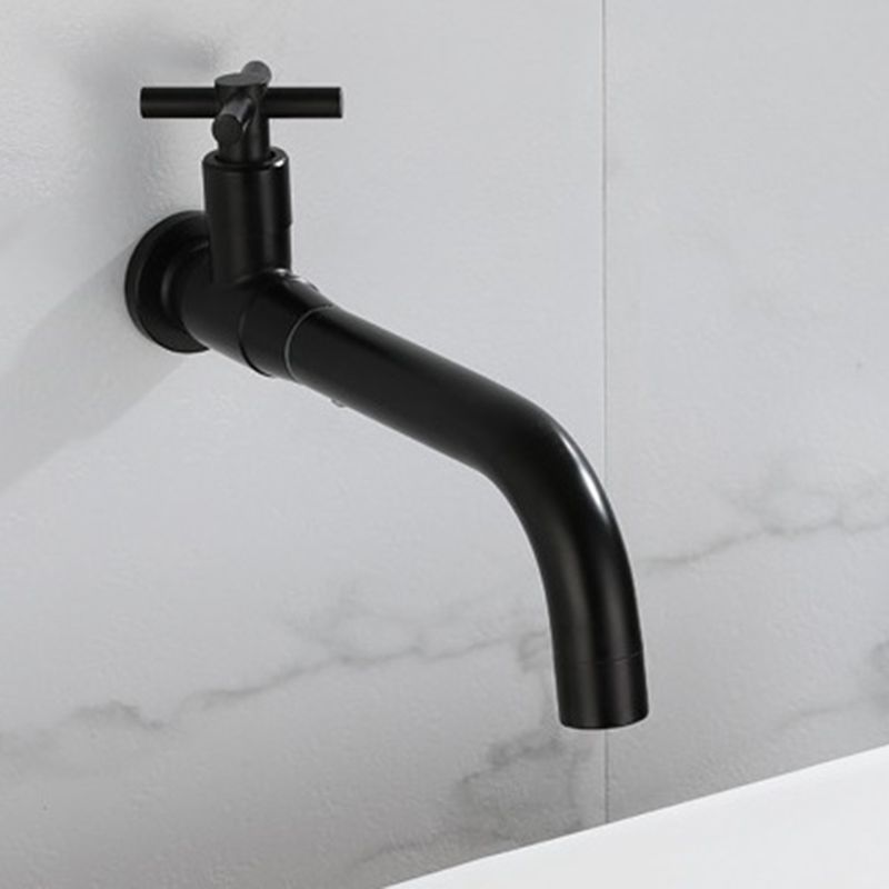 Robinet mural de salle de bain à bec orientable pratique et poignée unique ergonomique.