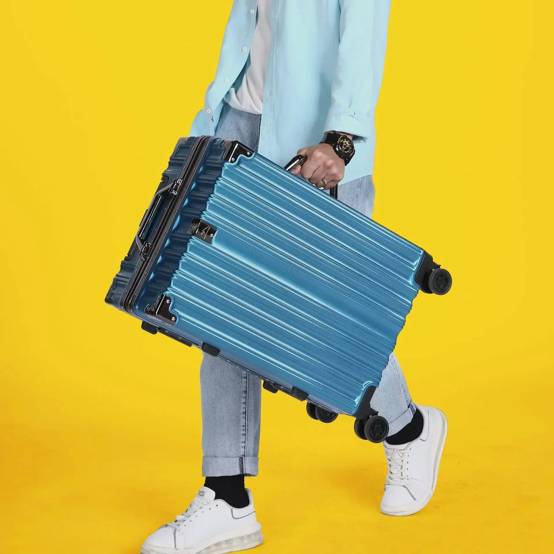 Valise roulante durable, protection ultime, hommes et femmes, pour un voyage sans souci.