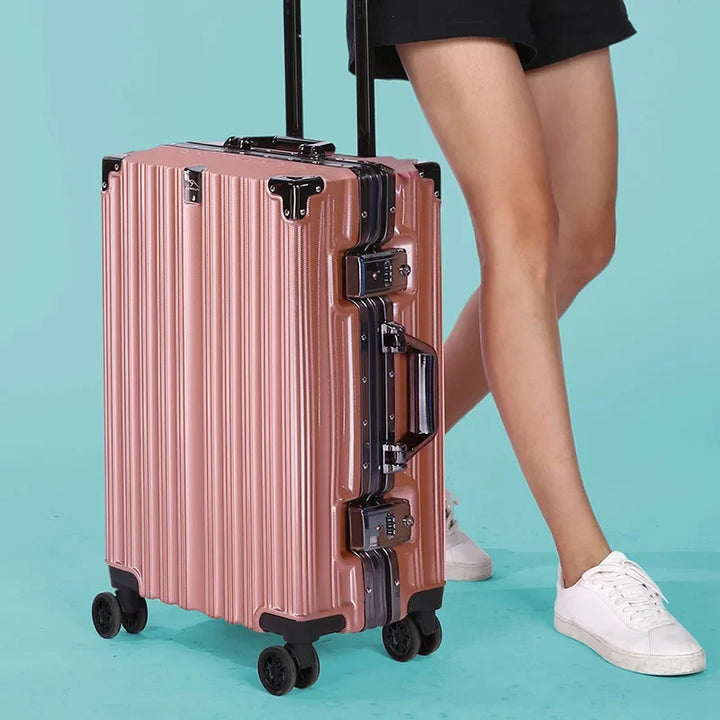 Koffer de voyage rigide et durable, idéal pour tous vos déplacements.