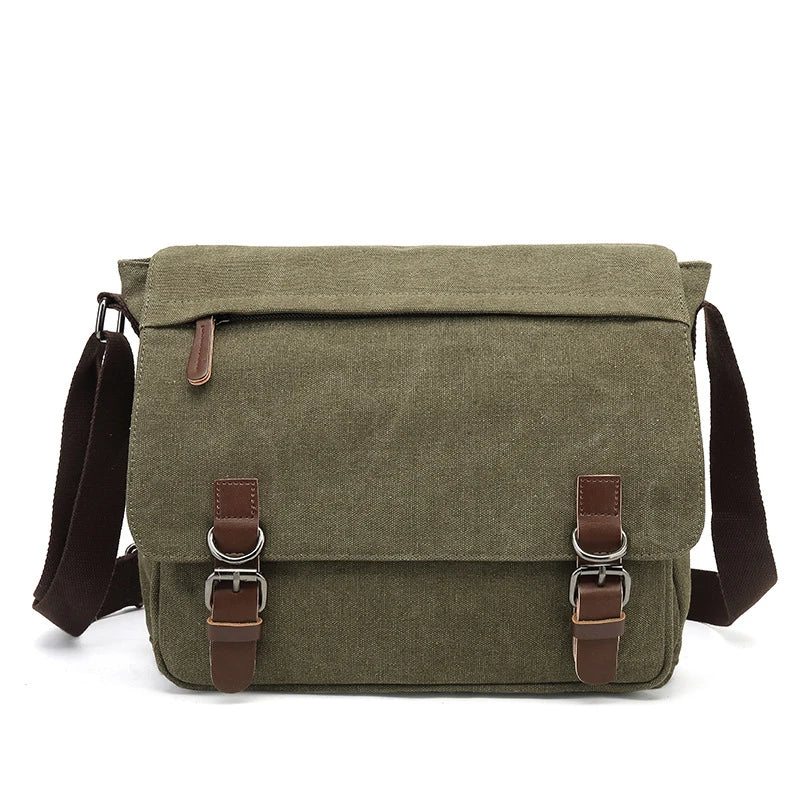 Sac bandoulière robuste beige pour homme, accessoire pratique et élégant pour toutes occasions.