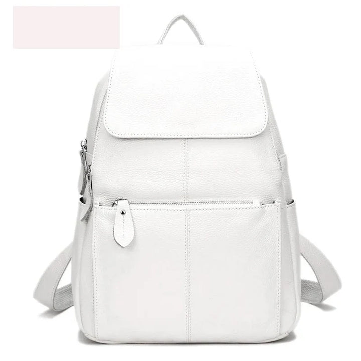 Sac à dos en cuir de qualité supérieure pour femme, intemporel et pratique, pour un look toujours tendance.