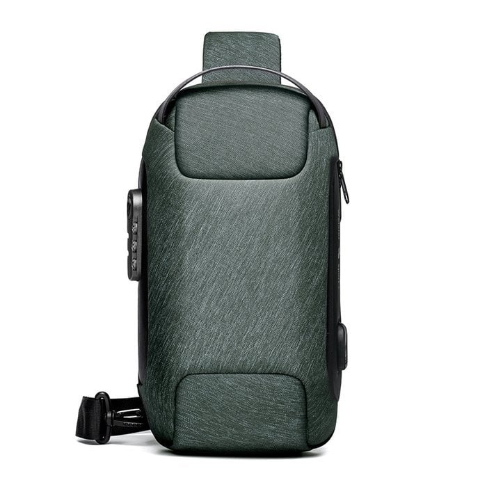Sac intelligent avec système antivol et port USB, organisateur essentiel pour le voyage.