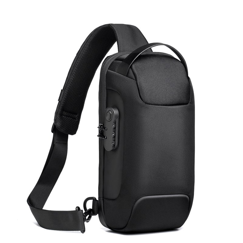 Sac bandoulière sécurité pour vos affaires, compact et déperlant, parfait pour le quotidien.