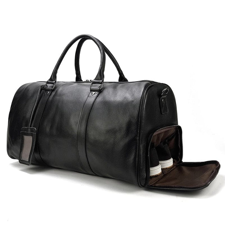 Sac de voyage femme en cuir premium, conçu pour l'élégance, la robustesse et la longévité.