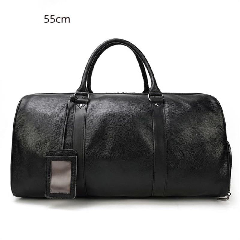 Sac à main de voyage femme en cuir, pratique et spacieux. Transportez vos essentiels avec aisance.