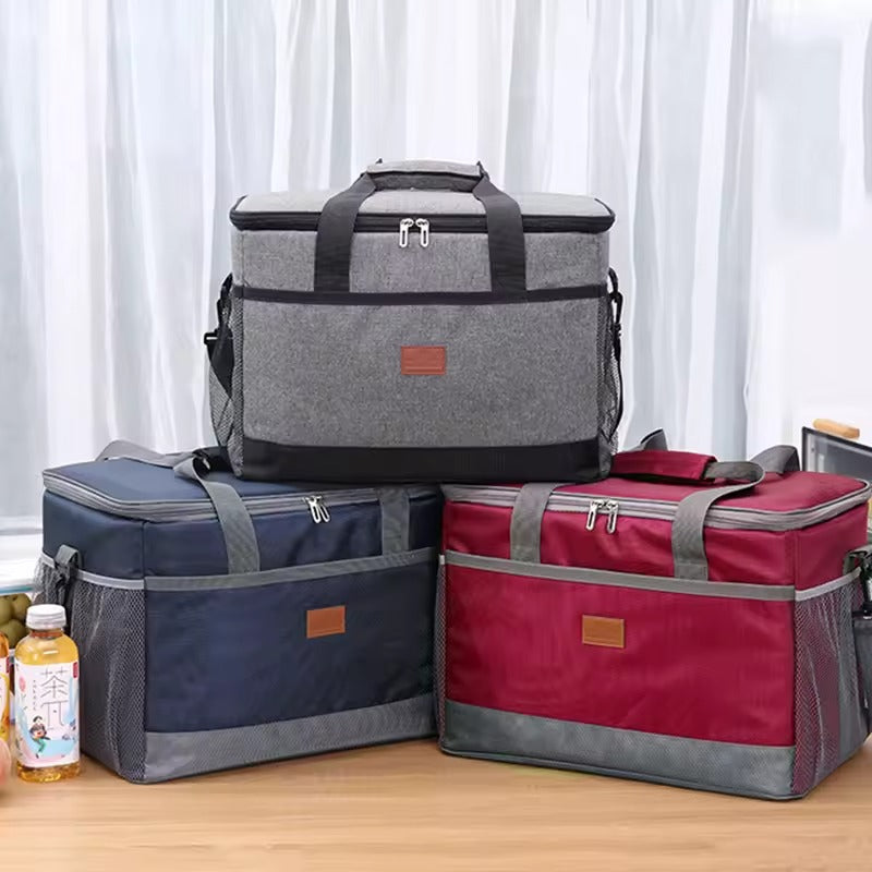 Glacière souple 33L étanche pour repas frais. Parfaite pour pique-nique, plage et activités en extérieur.