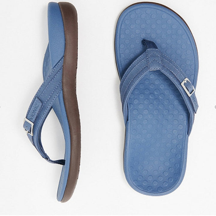 Paire de sandales orthopédiques pour femmes, idéales pour l'été et le soulagement des pieds.