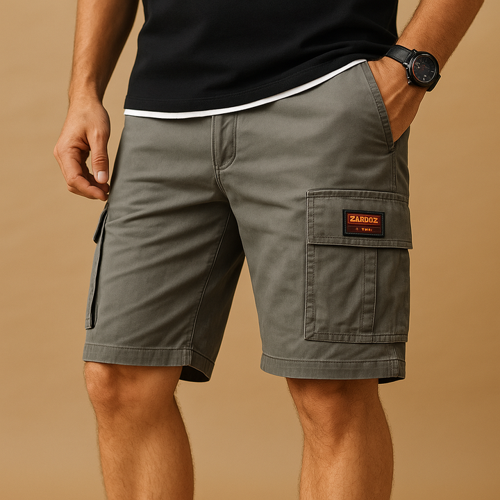 Short cargo confortable pour hommes, coupe décontractée, parfait pour les activités estivales et le quotidien.