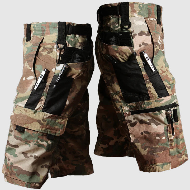 Short homme cargo décontracté, parfait pour les loisirs d'été, offrant confort et fonctionnalité pour un look casual sportswear.