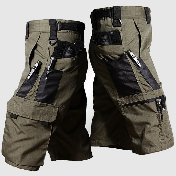 Short tactique homme robuste, excellent pour l'aventure et l'usage quotidien, combinant style militaire et confort moderne.