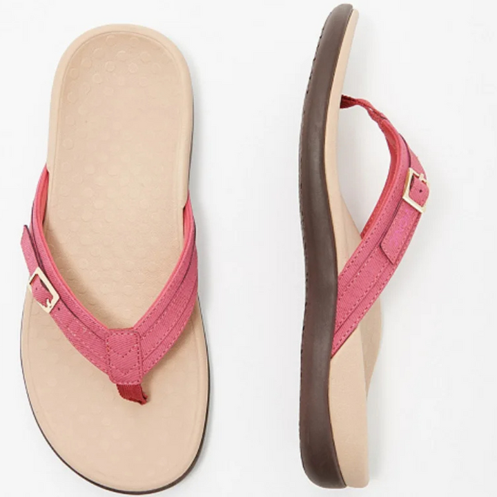 Tongs confortables pour femmes, design ergonomique et soutien orthopédique essentiel pour l'été.