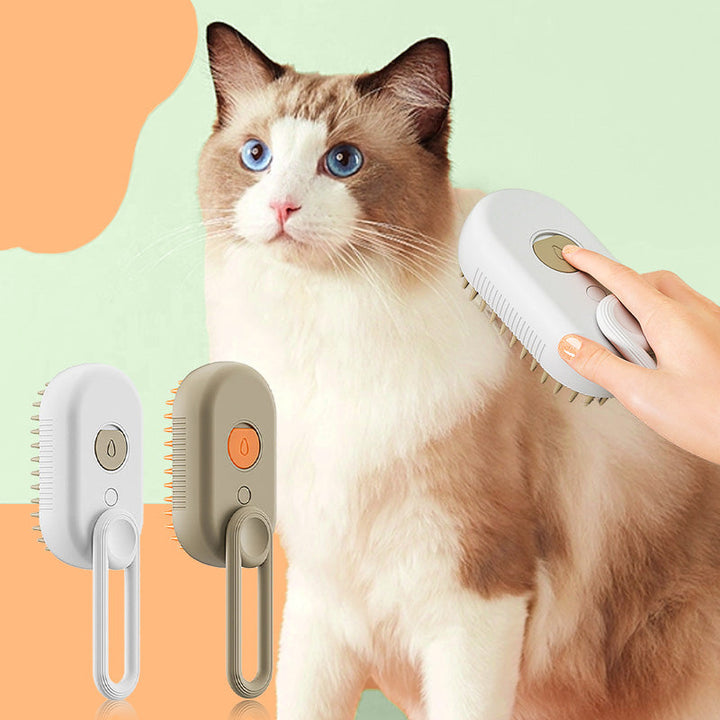 Brosse toilettage tout-en-un pour chien et chat. Soin doux du pelage, démêlage efficace.