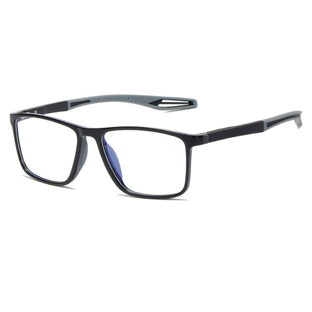 Lunettes de lecture hommes légères et confortables, bloquent la lumière bleue pour une protection oculaire améliorée.