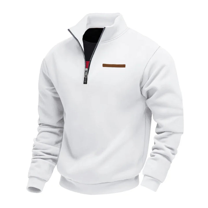 Pull polaire homme ultra-chaud et confortable pour l'automne-hiver. Vêtement masculin décontracté.