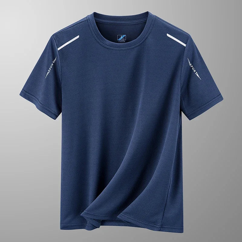T-shirt de sport homme ultra léger et respirant, offrant un confort optimal pour course et activités.