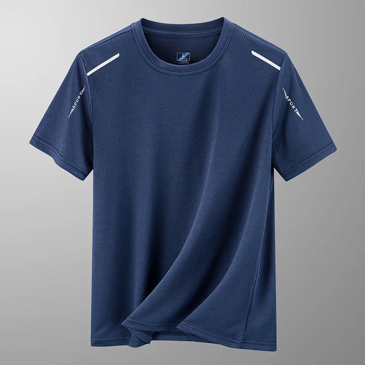 T-shirt de sport homme ultra léger et respirant, offrant un confort optimal pour course et activités.