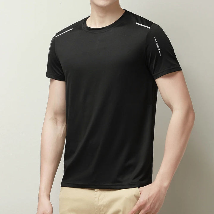 T-shirt de sport homme polyvalent, idéal pour la course, le fitness et l'entraînement, avec design moderne.