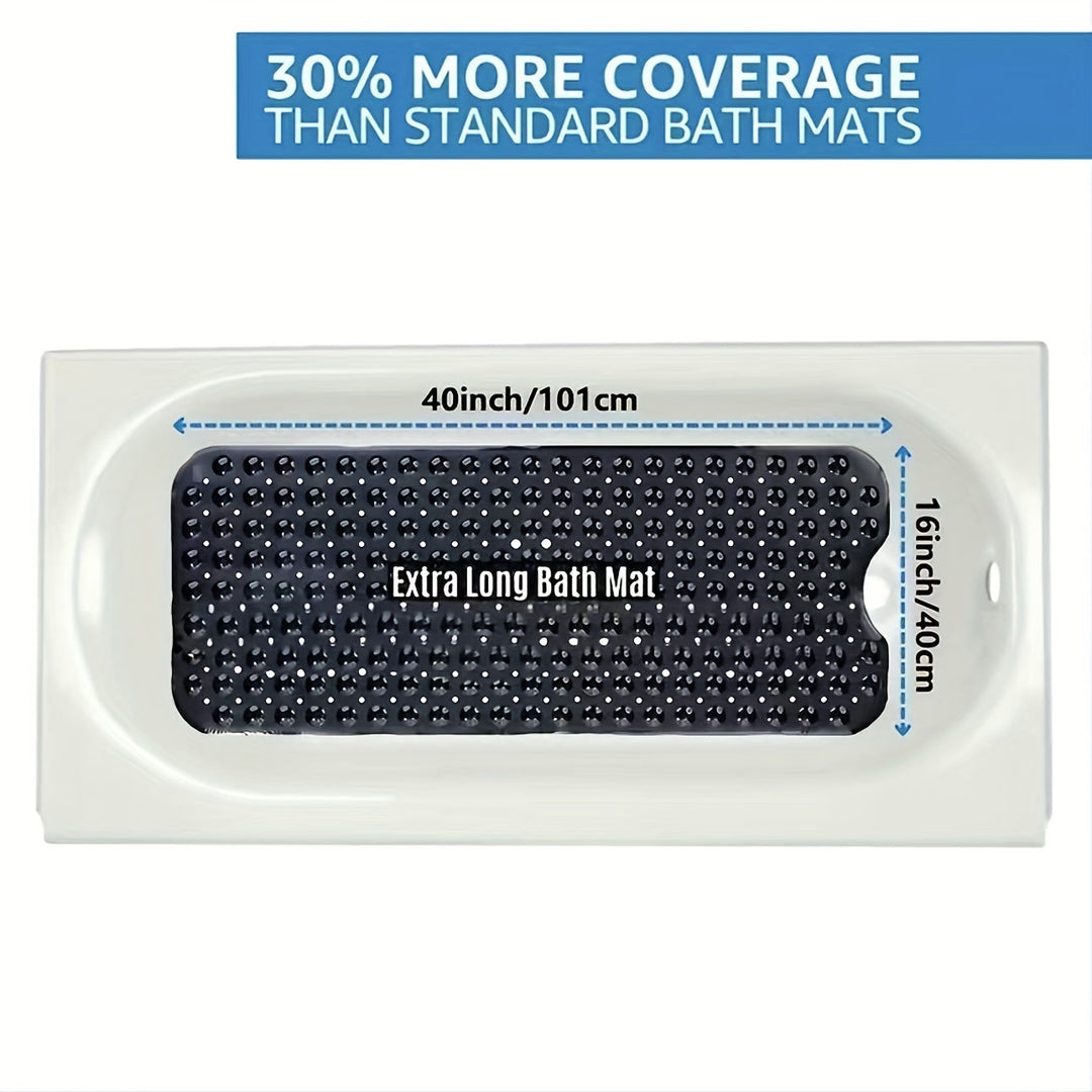 Tapis de douche XL résistant et antidérapant. Pour un confort et une sécurité optimaux dans la salle de bain.