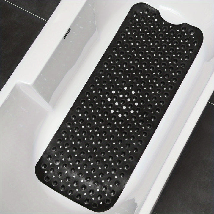 Tapis de bain XL antidérapant pour une douche sécurisée et confortable. Hygiène et maintien assurés.