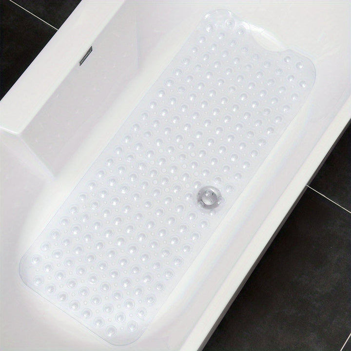 Tapis de baignoire antidérapant XL. Design moderne et sûr pour votre salle de bain. Facile à nettoyer.