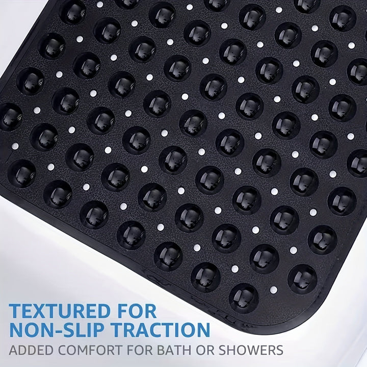 Améliorez la sécurité de votre douche avec ce tapis de bain antidérapant XL, confortable et hygiénique.