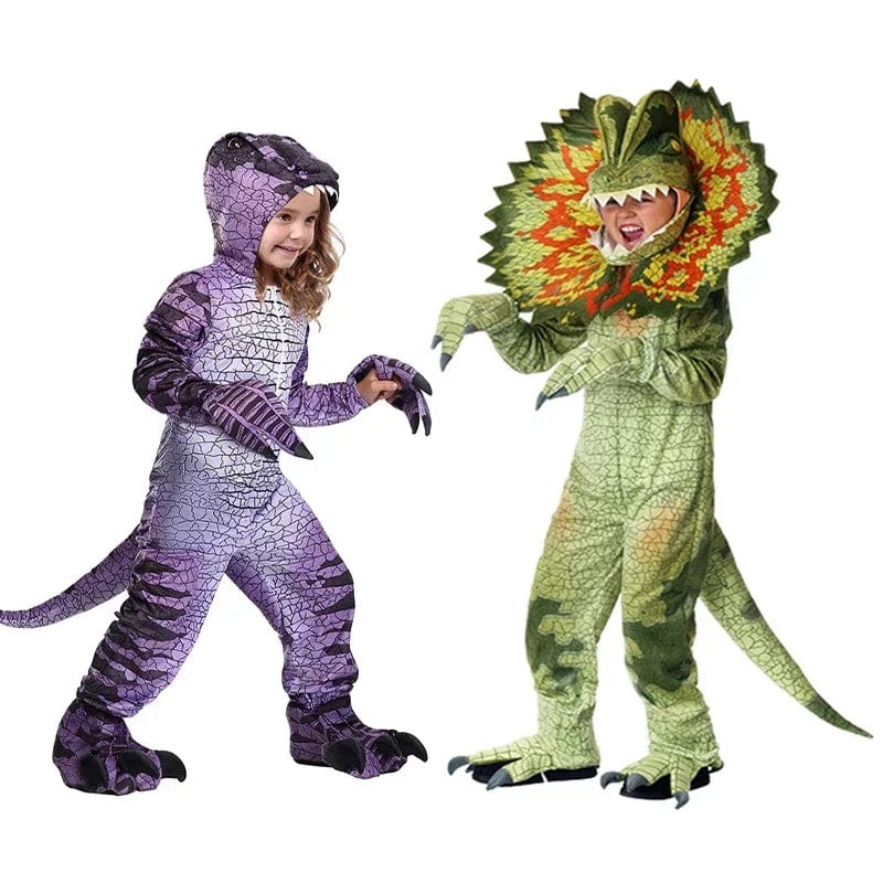 Déguisement dinosaure enfant premium, parfait pour fêtes, jeux et carnaval.